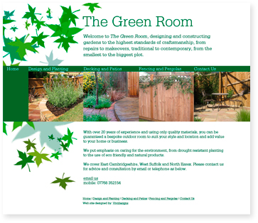 The Green Room website
